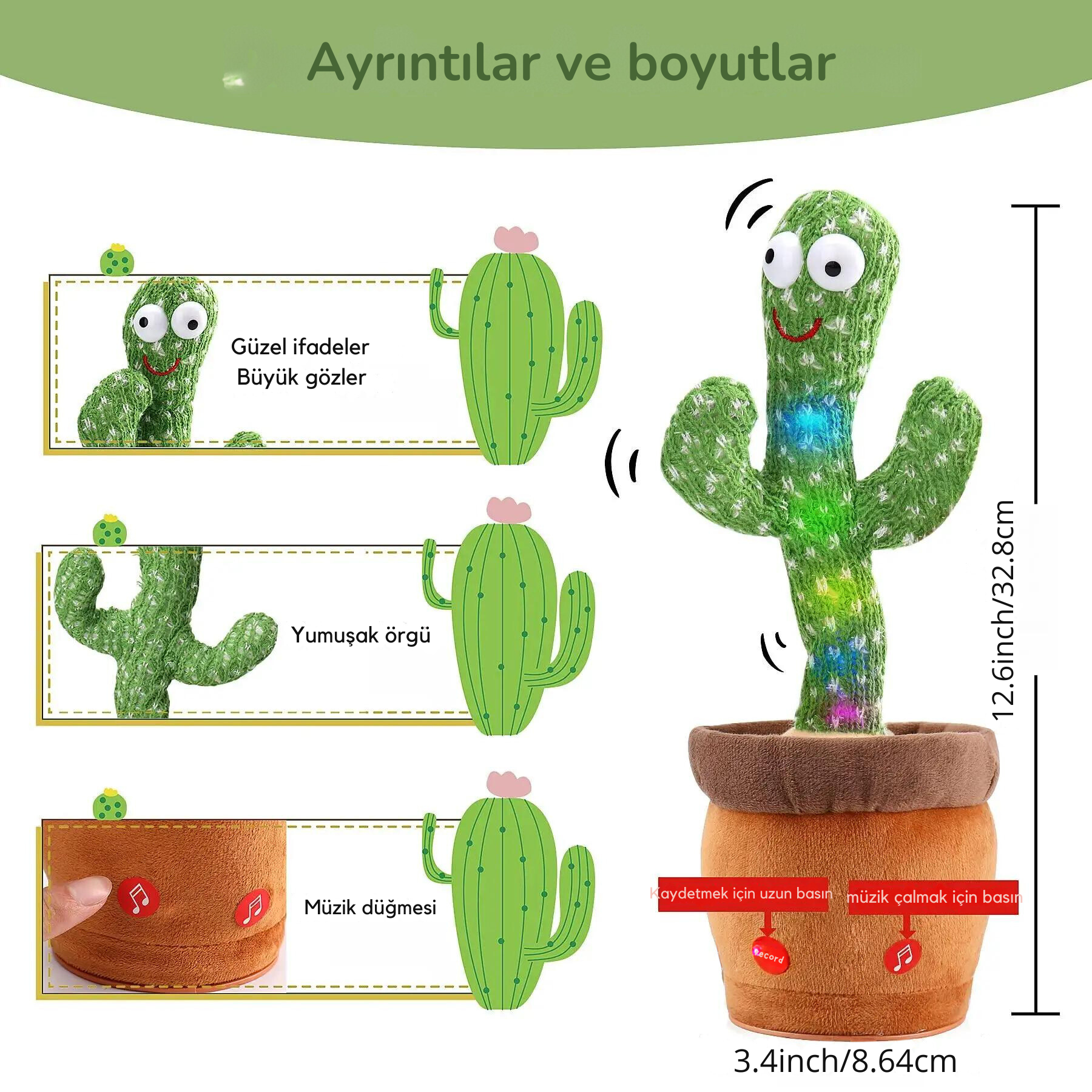 Lumniouss Konuşkan Kaktüs - Luminouss